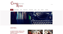 Desktop Screenshot of carmenrivera-writer.com